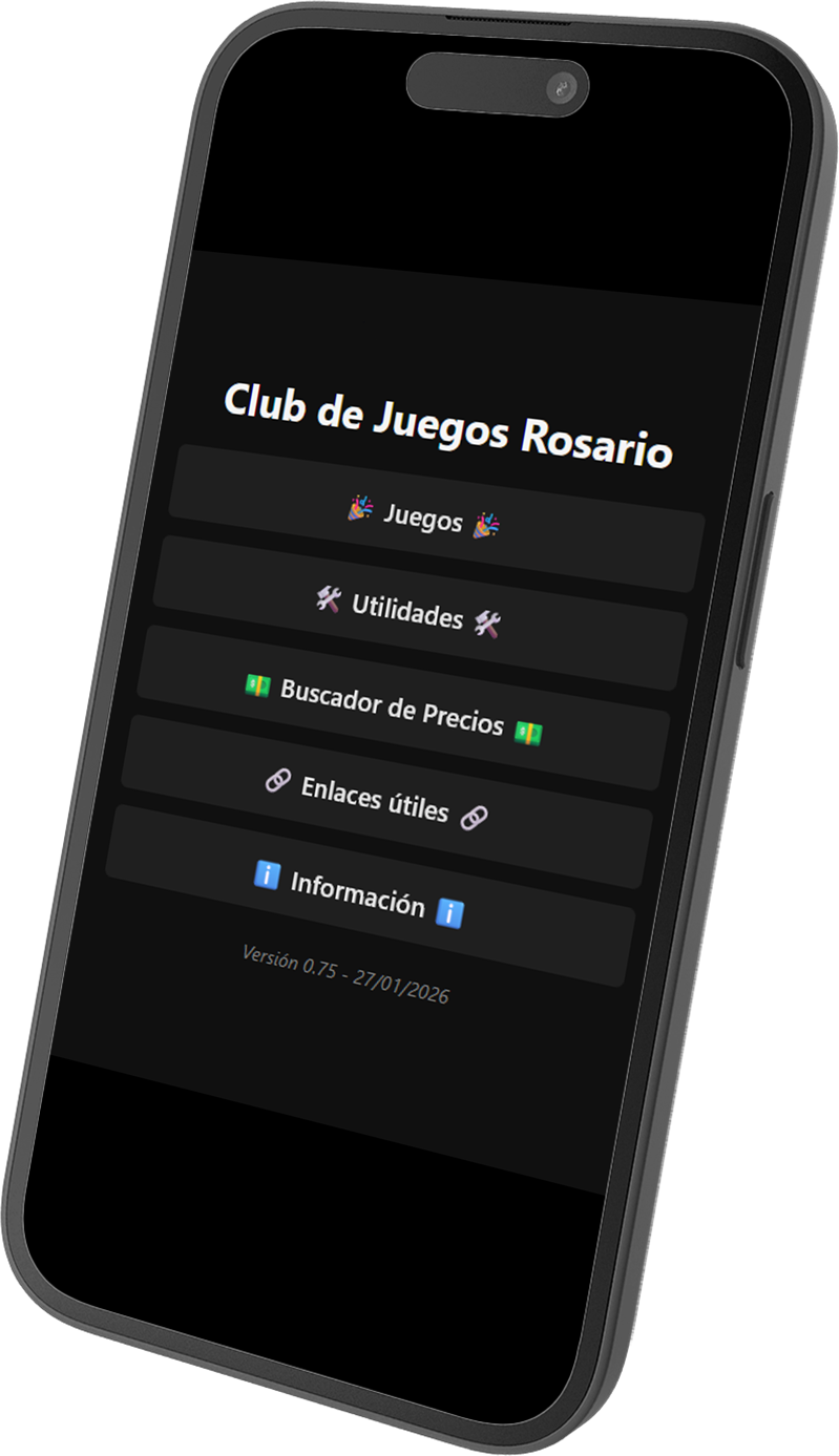 App del Club de Juegos Rosario
